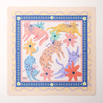 Load image into Gallery viewer, Pañuelo Gatos Pastel