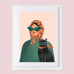 Load image into Gallery viewer, Art Print – You &amp; I Black