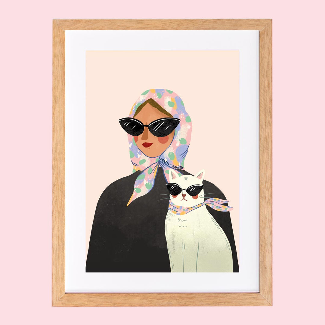 Art Print – You & I White